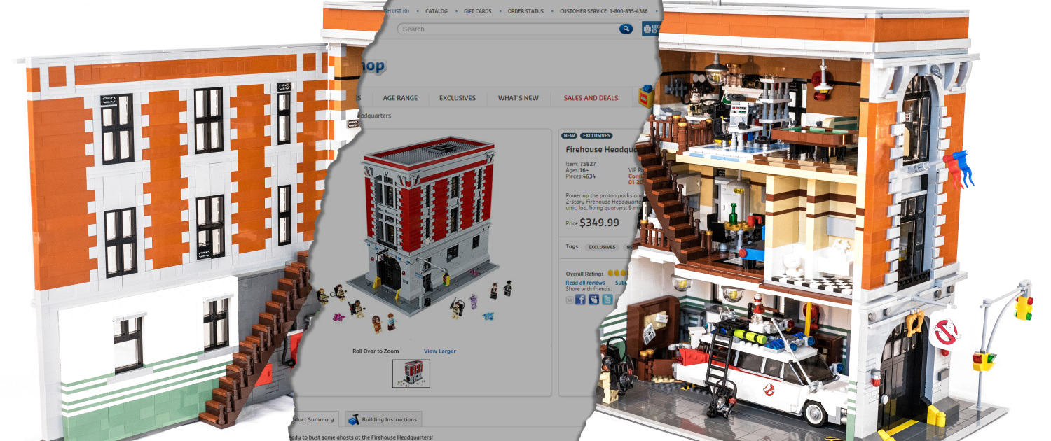 Lego Ghostbusters Firehouse Headquarters V1 Swiss Ghostbusters Who you gonna call